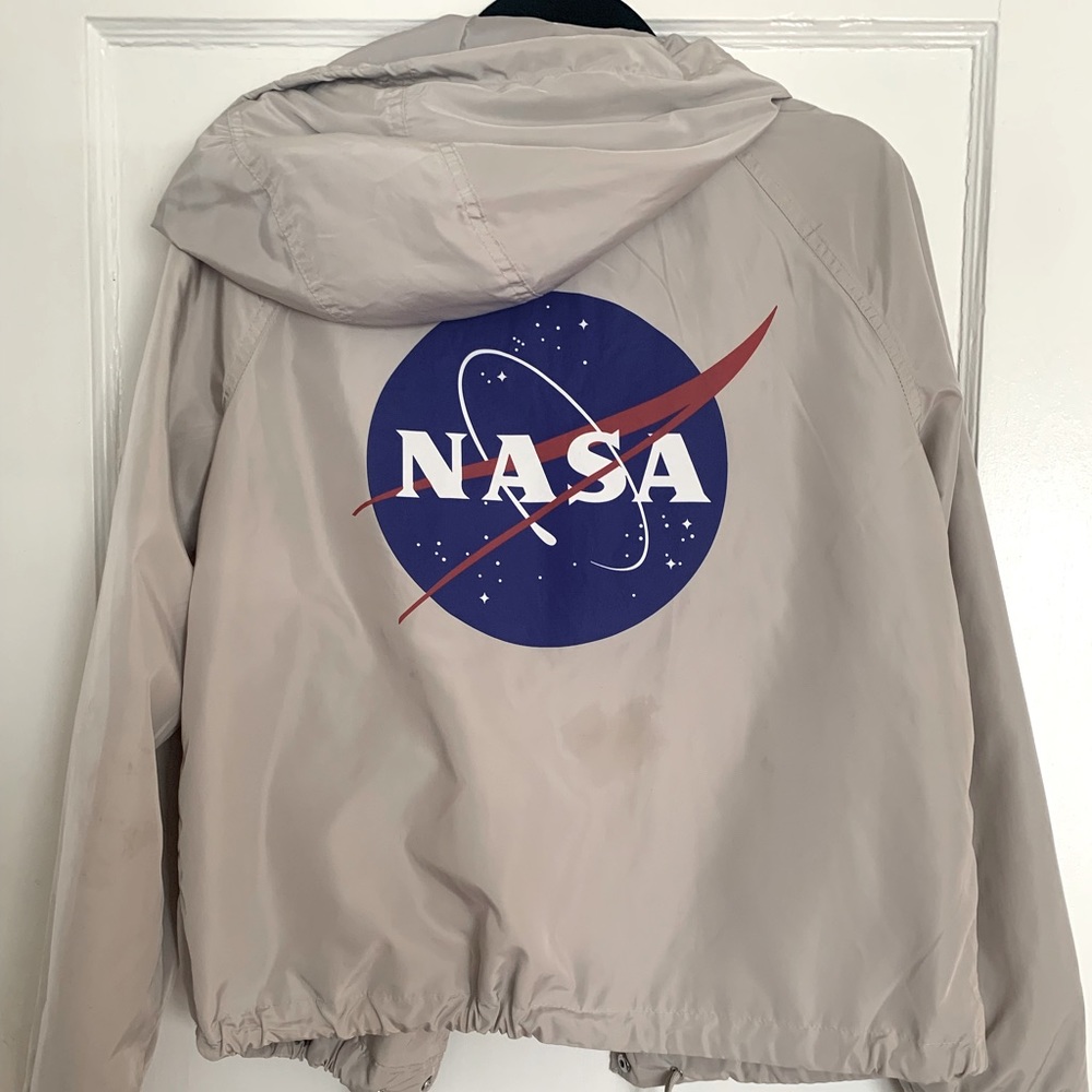 Silver NASA Windbreaker Size XS